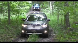 Stock Toyota Highlander Hitting The Jeep Trails... sorta