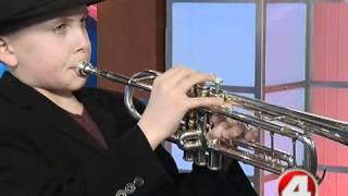 Trumpet prodigy featured on The Tonight Show visits Naples