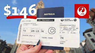 The cheapest business class flight from Australia to Europe (using Qantas points)