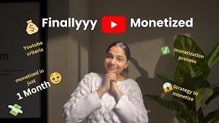 How i got my Youtube Monetization in 1 month | Monetization Strategy #trending #monetize