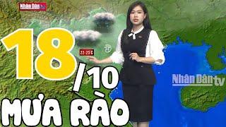 Dự báo thời tiết hôm nay mới nhất ngày 18/10 | Dự báo thời tiết 3 ngày tới