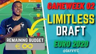 UNLIMITED FUNDS! MY LIMITLESS DRAFT! EURO 2020 FANTASY!