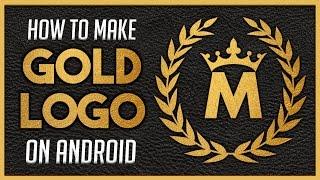 How to Make Gold Logo on Android | Picsart