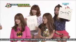 Onew, TOP, L, Eli picked as most good looking idol by SECRET (130626 Weekly Idol E101)