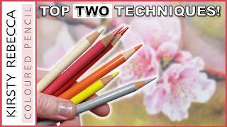 MOST UNDERRATED coloured pencil techniques!