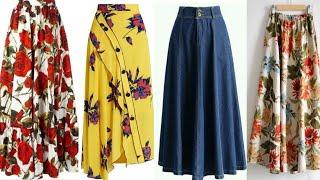 Latest Women Long Skirt Designs/ Trending Maxi Skirts For Young Girls