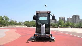 TVX TS1900 Large Street Road Industrial Ride-on Floor Sweeper Machine Commercial Floor Cleaner