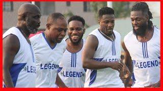 AFRICAN LEGENDS: ASAMOAH GYAN, JJ OKOCHA, ADEBAYOR FACE GEORGE WEAH'S BEST XI IN CHARITY GAME