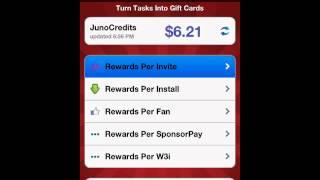 My JunoWallet Get free Gift Cards