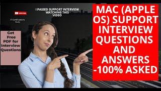 Mac Support Interview Questions and Answers - 100% asked  #support #subscribenow