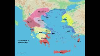 Doric Greek language of ancient Greece