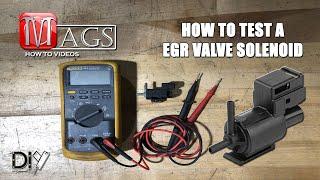 How To Test a EGR Valve Solenoid