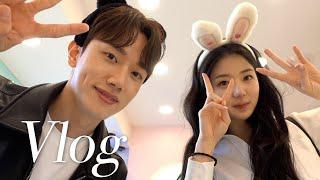 VLOG | Date with Jiyeon‍‍ | Cafe Date | Life 4 Cut | Love Taro | Daily Vlog | Shin Jiyeon