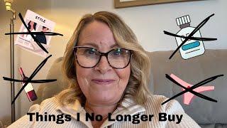 Things I No Longer Buy or Waste Money On. Over 50 Lifestyle.