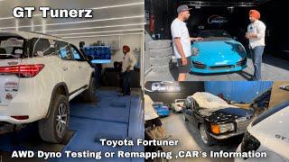 ECU Remapping | Toyota Fortuner | AWD Dyno Testing | Full Information | GT Tunerz