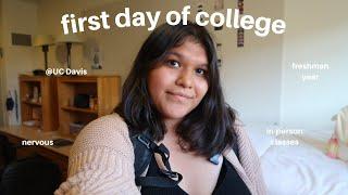 my first day of college vlog 2021 | uc davis