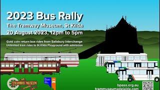 2023 Bus Rally The Tramway Museum St Kilda 20th Of August