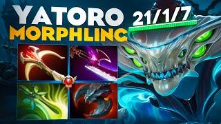 СИЛЬНЕЙШАЯ ИГРА ОТ YATORO НА МОРФЕ| Raddan Morphling 7.37c