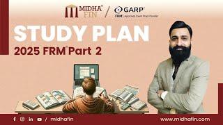 FRM Part 2 Study Plan 2025