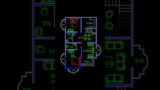 5 Marla Ground floor plan with 2 Bedroom  #shorts  #viral #5marlahouse