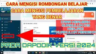 CARA MENGISI DAPODIK 2024 PART 3