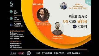 Webinar on CSS with CEPI