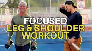 Serve Endurance & Strength: Tennis Training with Andrew & Karue Sell | Fit4Tennis