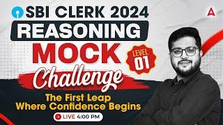 SBI Clerk Reasoning 2024 | Reasoning Mock Challenge Level-1 | By Shubham Srivastava