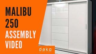 Wardrobe Assembly Video - DAKO FURNITURE - Malibu 250