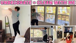 PREPPING FOR OUR 1ST CHRISTMAS IN OUR NEW HOME!! Clean +Undecorate With Me