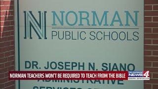 Norman teachers won't be required to teach from the bible