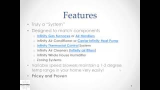 Carrier Infinity System HVAC Review