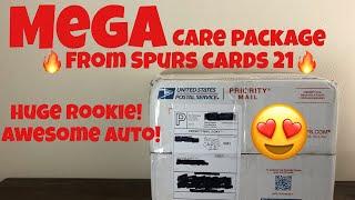 Thursday Thank You!  MASSIVE CARE PACKAGE from Eddie @Spurs Cards 21 