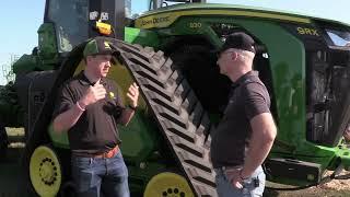 Scott Garvey and the John Deere 9RX 830 at Ag in Motion 2024 #aim24