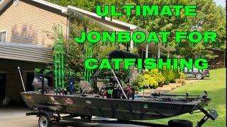 Jon boat catfish setup