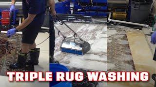 Three Rugs, One Wash: The Ultimate Cleaning Challenge!