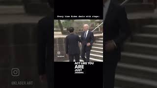 Biden Stumbling, Part 46 #biden #tripping #trending #politicalsatire #reels #news #vibes #memes