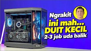 Kerjaannya cuma duduk, TAPI DUIT NYA BANYAK bisa rakit seperti ini | R7 9800X3D-4070TI S-64GB