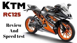 KTM RC125 sports bike review. Including a Ride review and speed test!