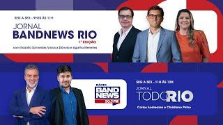 | AO VIVO | Jornal BandNews Rio - 1ª Edição e Jornal Todo Rio (04/11/24)