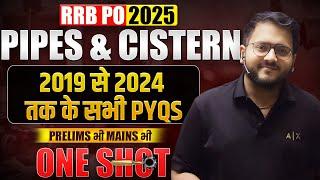  Pipe & Cistern One Shot | Previous Years Questions [2019 - 2024] RRB PO [Pre + Mains] | Harshal