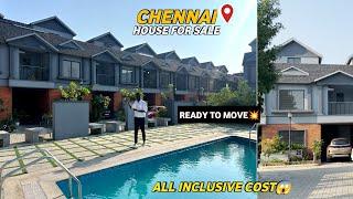 Individual House for sale in ChennaiGated Community with swimming PoolAll Inclusive Cost?