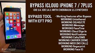 BYPASS ICLOUD IOS 14 14.1 IPHONE 7 / 7 P / 8 / X, CHECKRA1N 11 PATCH MAC ONLY. BYPASS TOOL  WITH EFT