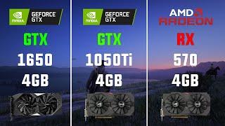 GTX 1650 vs GTX 1050 Ti vs RX 570 4GB Test in 7 Games