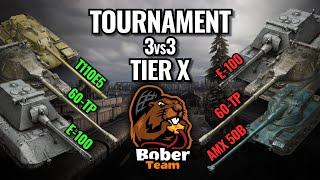 Wot - Tournament 3v3 ● Tier X ● Ensk Map ● [BOBER Team]