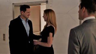 SUITS -  Samantha saying 'Harvey, you look lost'. Harvey, Donna and Thomas [S8E14]