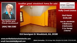 Woodstock  HUD Homes for Sale  (404) 788-2580  Holly Creek Estates Hud Home for Sale Woodstock GA