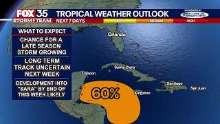 Development of topical system likely in Caribbean Sea