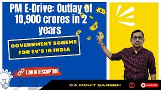 PM E-Drive Scheme: Outlay of 10,900 crores| Government Scheme for EV's in India #trading #stocks