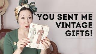 A different kind if vintage thrift haul -  The gifts you've given me!